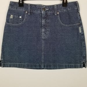 Silver Jeans Size 32 Denim Mini Skirt